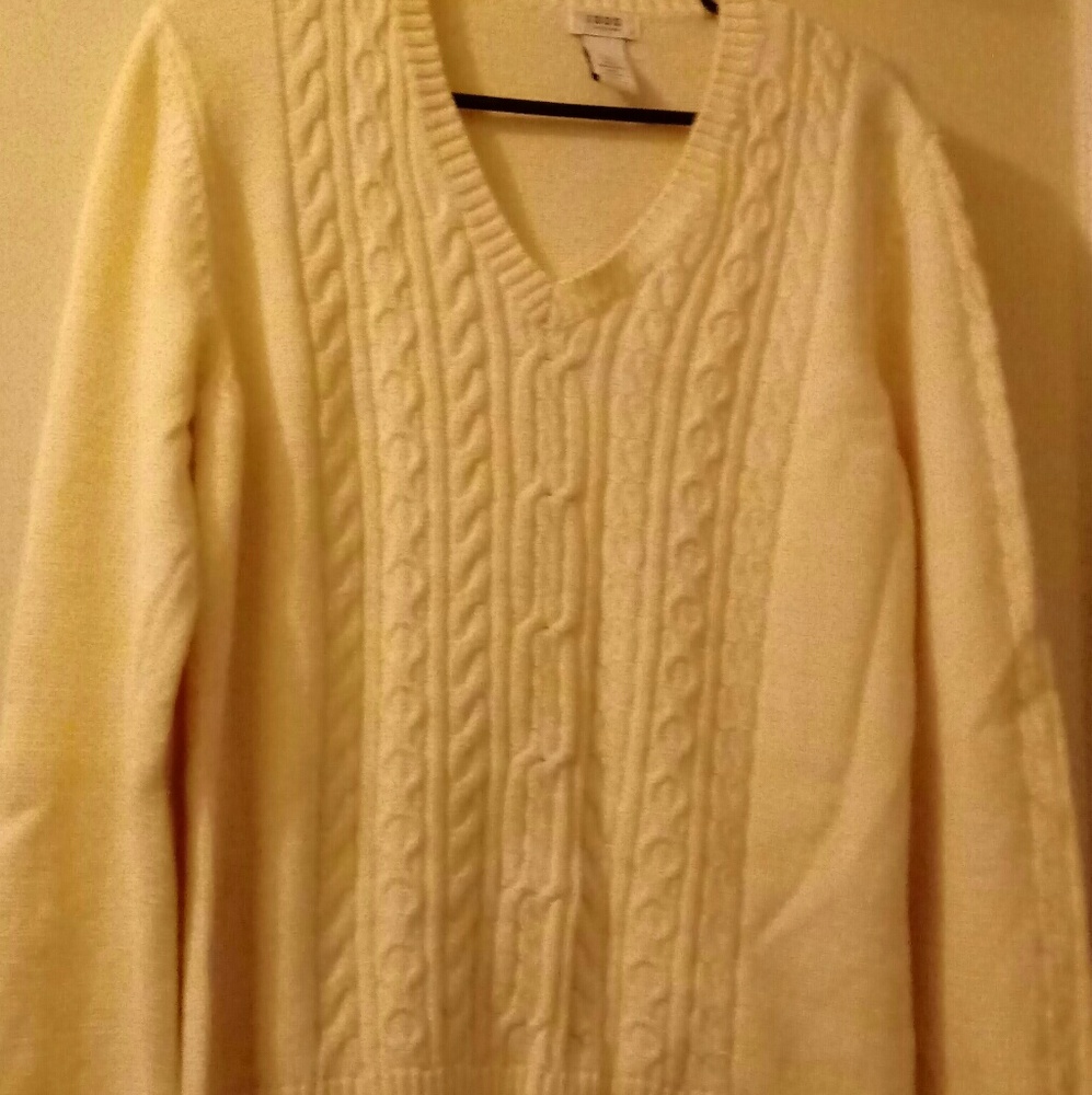 Cream Izod sweater